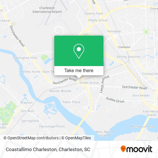 Mapa de Coastallimo Charleston