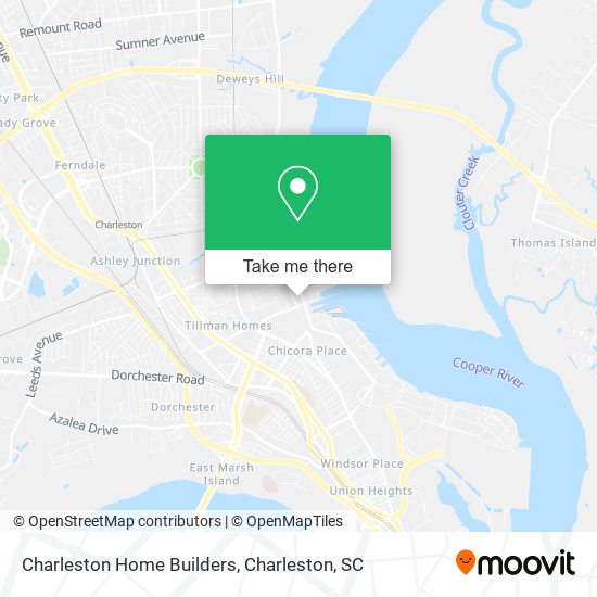 Mapa de Charleston Home Builders