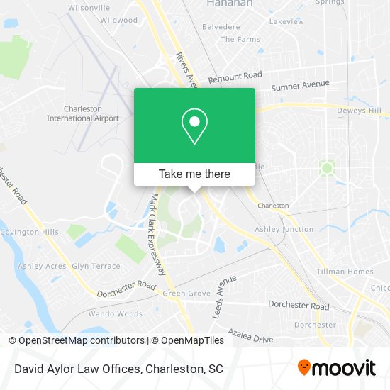 Mapa de David Aylor Law Offices