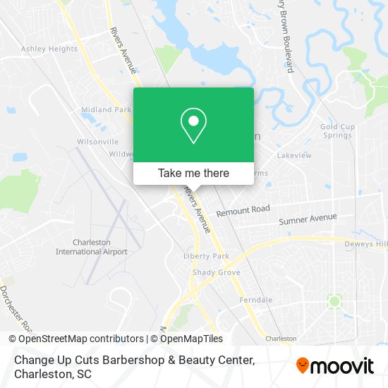 Mapa de Change Up Cuts Barbershop & Beauty Center