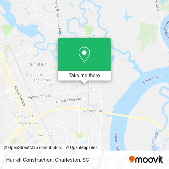 Harrell Construction map