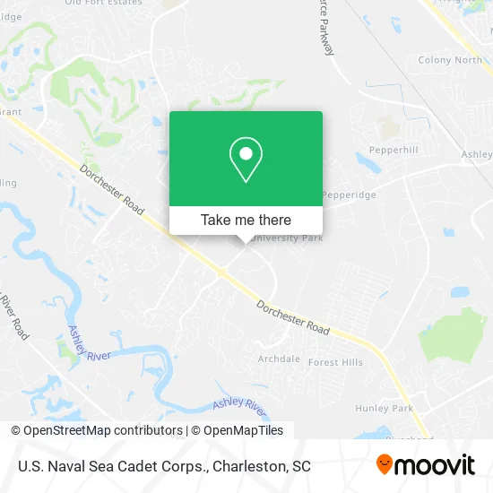 U.S. Naval Sea Cadet Corps. map