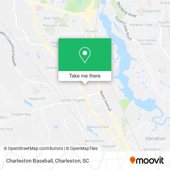 Mapa de Charleston Baseball
