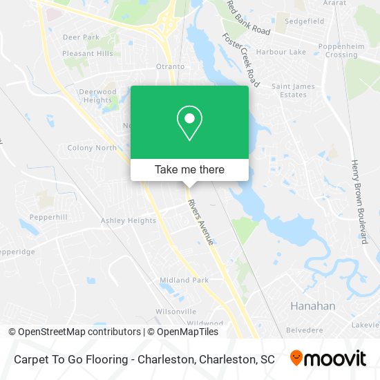 Mapa de Carpet To Go Flooring - Charleston