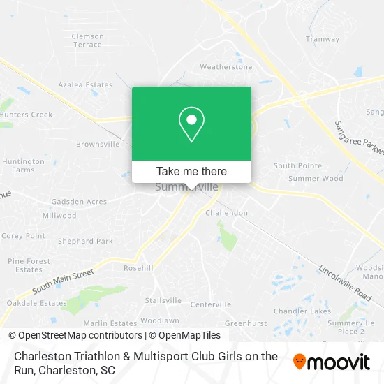 Charleston Triathlon & Multisport Club Girls on the Run map