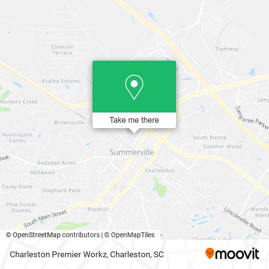 Mapa de Charleston Premier Workz