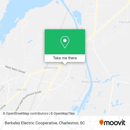 Berkeley Electric Cooperative map