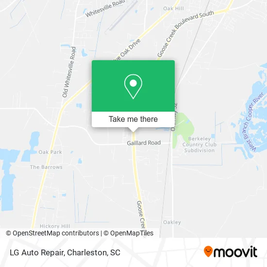 LG Auto Repair map