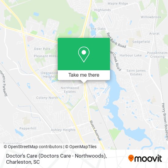 Mapa de Doctor's Care (Doctors Care - Northwoods)
