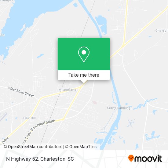 N Highway 52 map
