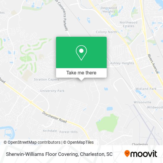 Sherwin-Williams Floor Covering map