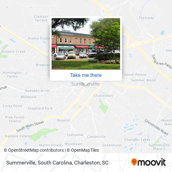 Summerville, South Carolina map