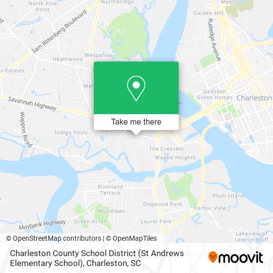 Mapa de Charleston County School District (St Andrews Elementary School)