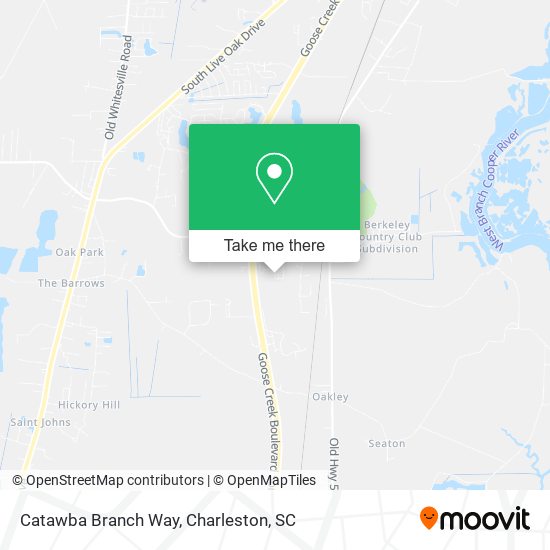 Mapa de Catawba Branch Way