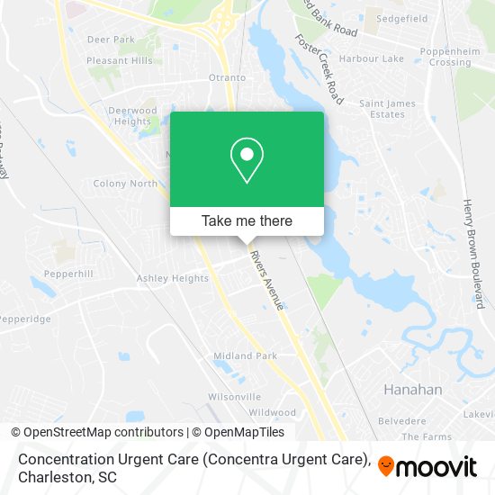 Mapa de Concentration Urgent Care (Concentra Urgent Care)