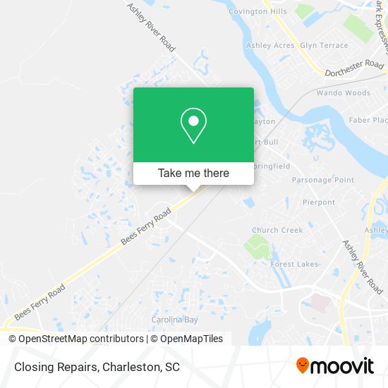 Closing Repairs map