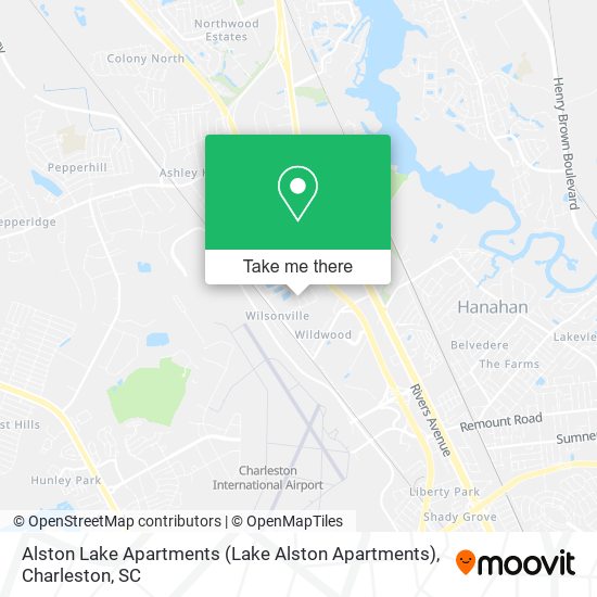 Alston Lake Apartments map