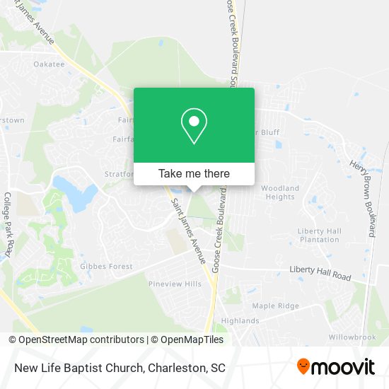 New Life Baptist Church map