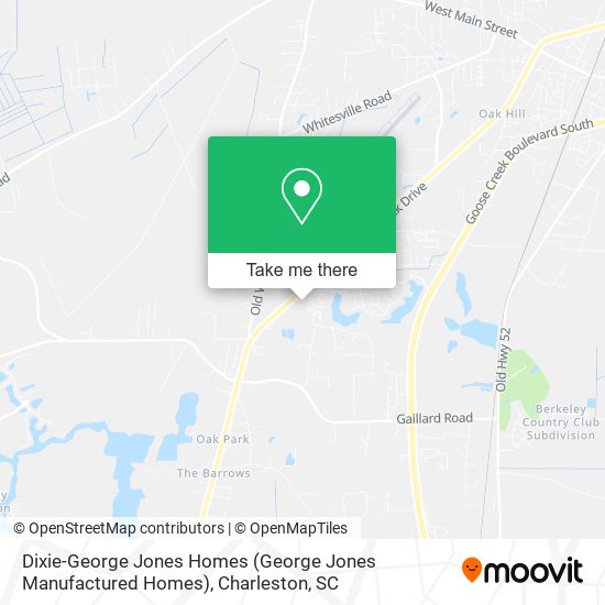 Mapa de Dixie-George Jones Homes