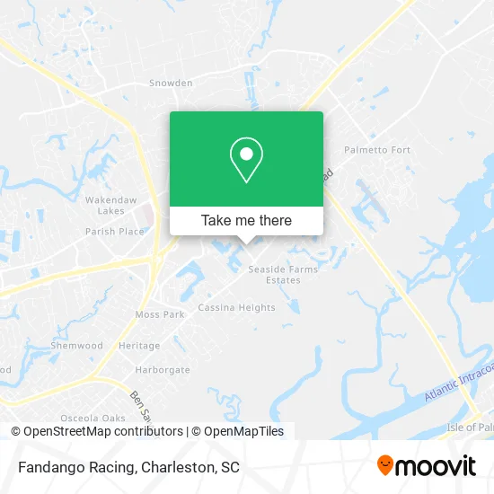 Fandango Racing map