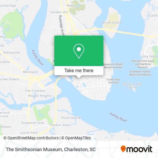 The Smithsonian Museum map