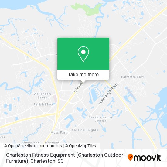 Mapa de Charleston Fitness Equipment (Charleston Outdoor Furniture)