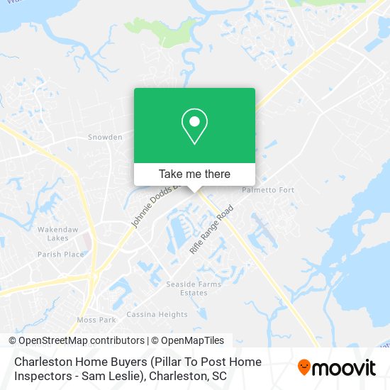 Mapa de Charleston Home Buyers (Pillar To Post Home Inspectors - Sam Leslie)