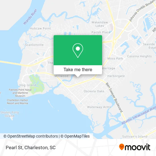 Mapa de Pearl St