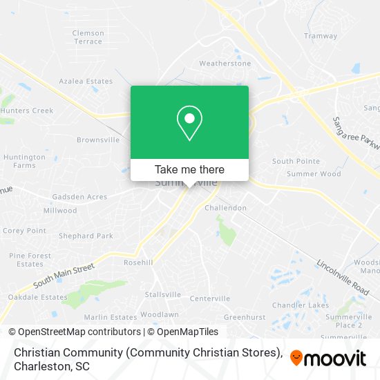 Mapa de Christian Community (Community Christian Stores)