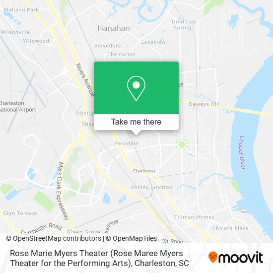 Mapa de Rose Marie Myers Theater (Rose Maree Myers Theater for the Performing Arts)