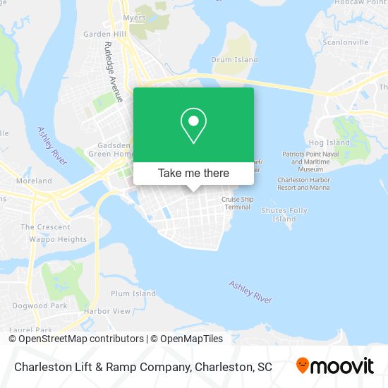 Mapa de Charleston Lift & Ramp Company
