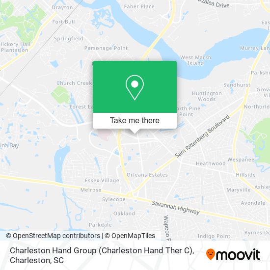 Mapa de Charleston Hand Group (Charleston Hand Ther C)