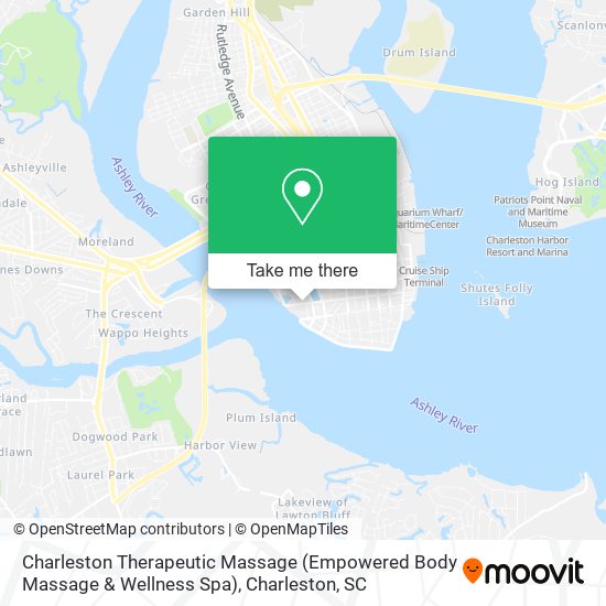 Mapa de Charleston Therapeutic Massage (Empowered Body Massage & Wellness Spa)