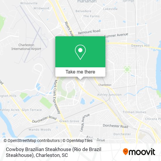 Mapa de Cowboy Brazilian Steakhouse (Rio de Brazil Steakhouse)