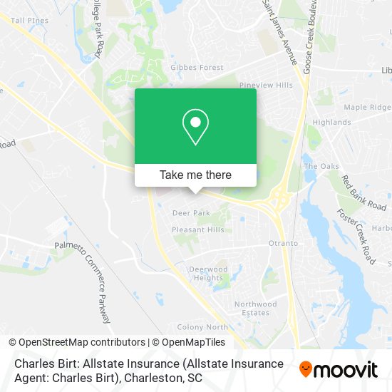 Mapa de Charles Birt: Allstate Insurance