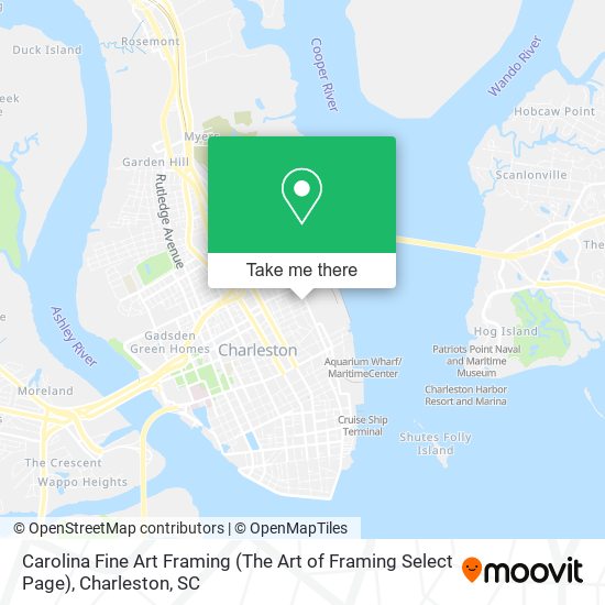 Mapa de Carolina Fine Art Framing (The Art of Framing Select Page)