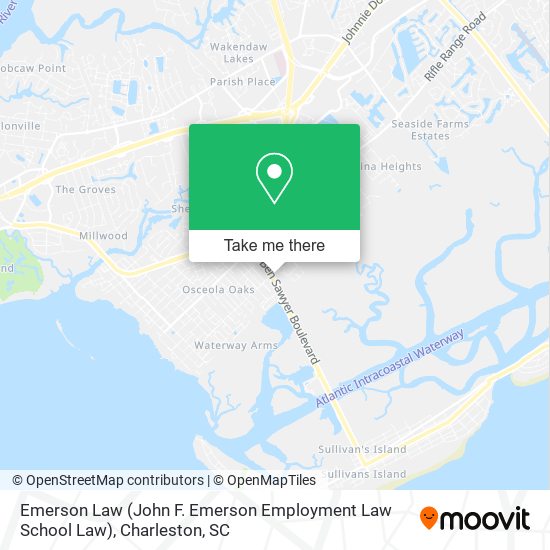 Mapa de Emerson Law (John F. Emerson Employment Law School Law)