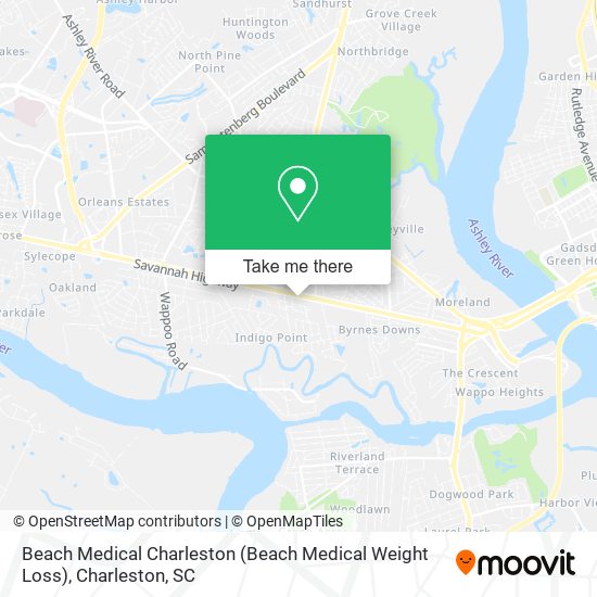Beach Medical Charleston (Beach Medical Weight Loss) map