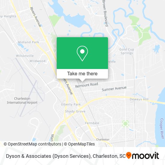 Mapa de Dyson & Associates (Dyson Services)