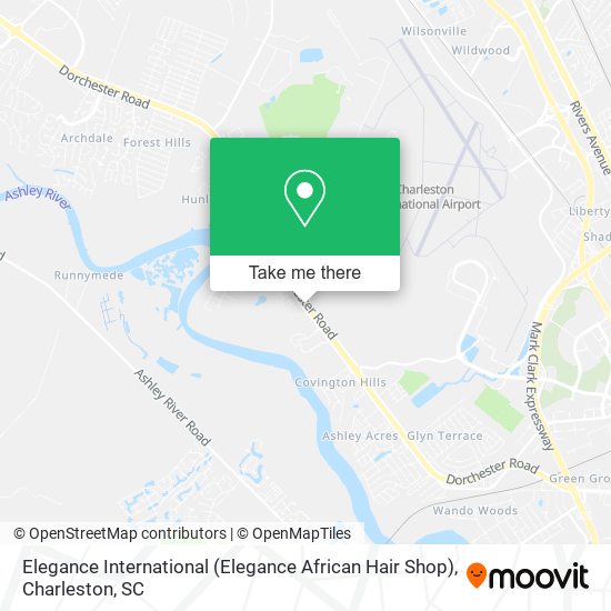 Mapa de Elegance International (Elegance African Hair Shop)