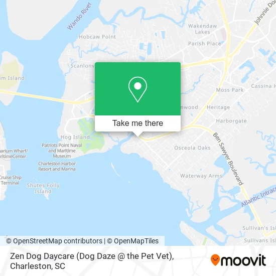 Zen Dog Daycare (Dog Daze @ the Pet Vet) map