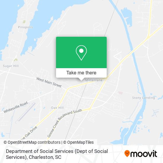 Mapa de Department of Social Services