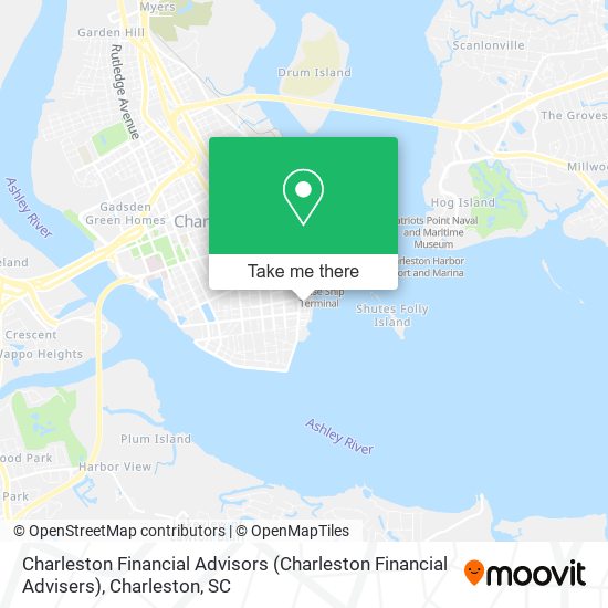 Mapa de Charleston Financial Advisors (Charleston Financial Advisers)