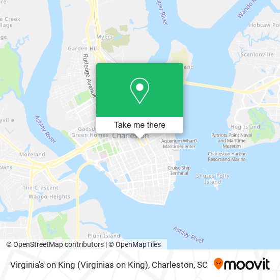 Mapa de Virginia's on King (Virginias on King)