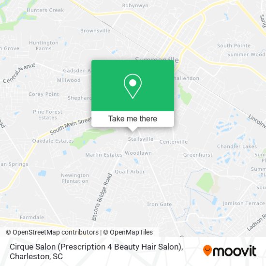 Mapa de Cirque Salon (Prescription 4 Beauty Hair Salon)