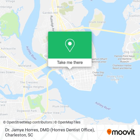 Mapa de Dr. Jamye Horres, DMD (Horres Dentist Office)