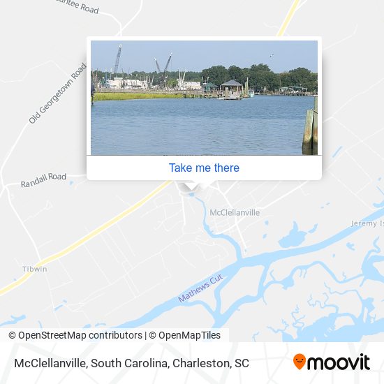 Mapa de McClellanville, South Carolina