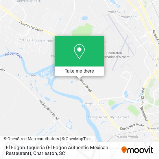 Mapa de El Fogon Taqueria (El Fogon Authentic Mexican Restaurant)