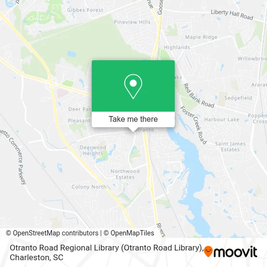 Otranto Road Regional Library map