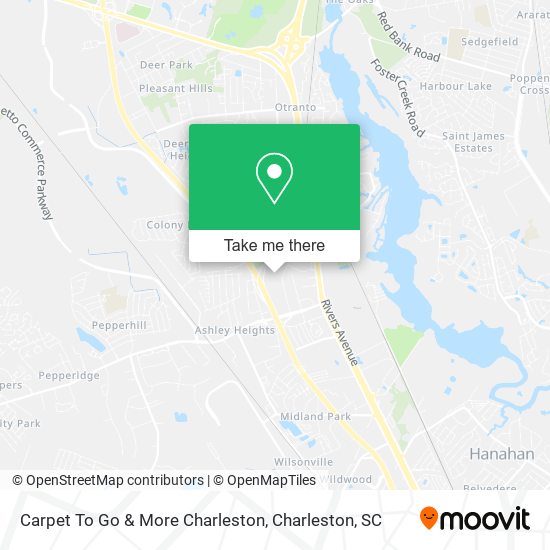 Mapa de Carpet To Go & More Charleston